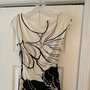 Ralph Lauren Asymmetrical Runch Dress Size 6 Like New (NWOT)